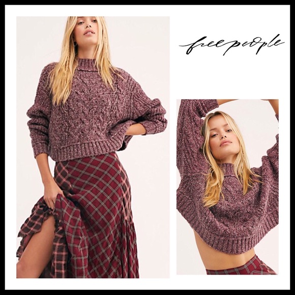 Free People Sweaters - FREE PEOPLE BOHO PULLOVER CHUNKY KNIT SWEATER A2C